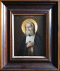 Antique Russian 1904 Icon Of Serafim Of Sarov (Signed)