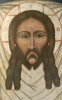 Antique  Monumental 17c Russiandouble-Sided  Icon Of The Mandylion/Baptism