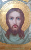 Antique 19c Russian icon of "Not Made by Hands"