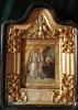 Antique 19C Russian Icon Angel St.Mihail  With Saint