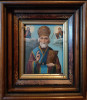 Antique 19c Russian icon of St.Nicolas(2337)