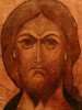 Antique Russian icon of the Christ The Grimm Eye