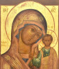 Antique 19c Russian icon of Kazan (11870)