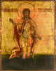 Antique 1800 Russian icon of Nikita(13857)