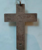 Antique 19c Russian 84 Silver Priest Cross (1734)