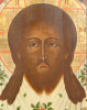 Antique 19c Russian icon "Not Made By Hands "(12669)