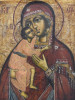 Antique 18c Russian icon of Fedorov (12019)