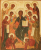 Antique 19c Russian icon of Deesis (36672)