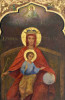 Antique 19c Russian icon of Derzhavnaya (12033)