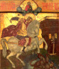 Antique 18c Russian icon of St George (79542)