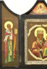 Antique 19c Russian icon Skladen of Sporuchnitsa Greshnux(11882)