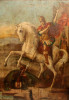 Antique 19c Russian icon of St George(53033)