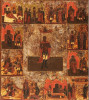 Antique 18c Russian icon of Theodore Stratilat (37042)