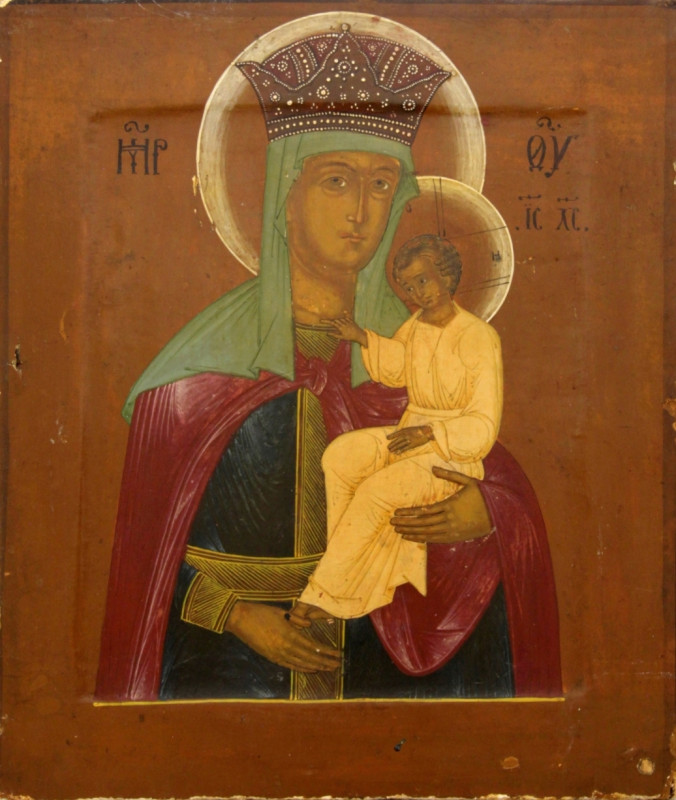 Antique 19c Russian icon of the Seeker of the lost (100008302)