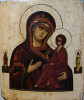 Antique 19c Russian Icon of Tikhvin(7570)