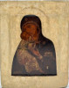 Antique Russian 16c Icon of Vladimir Mother of God (8550)