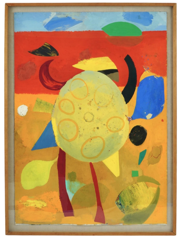 American Karina Cavat Kachadoorian Abstract Painting (0118)