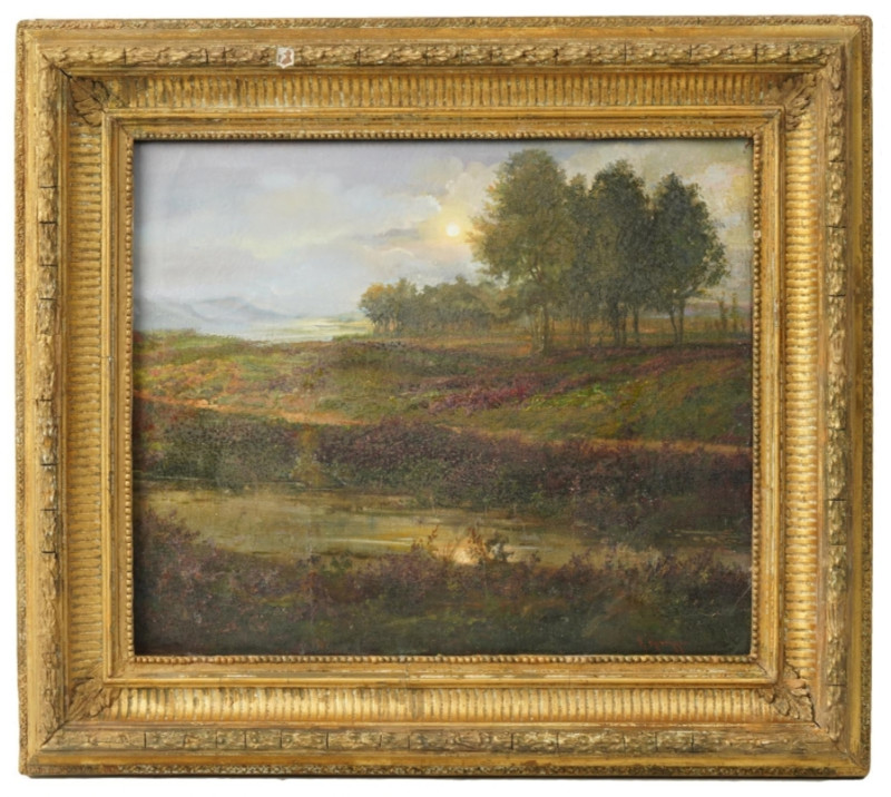 Alois Arnegger Oil on Canvas (Austrian 1879-1963) (0113)