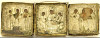 Antique 18c 84 Silver Russian Tryptic (9773)