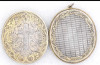 Antique 19c 84 Silver Russian Double Sided Pendant Diptych (12956)