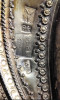 Antique 19c 84 Silver Russian icon of Smolensk (12647)