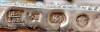 Antique 19c 84 Silver Russian icon of Four Parts (12559)