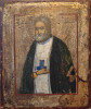 Antique 19c Russian Icon Of Serafim of Sarov (1127)