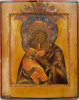 Antique 18c Russian Icon of Vladimir Volokolamskaya (14298