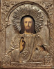 Antique 19c Russian icon of Christ (1141)