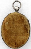 Antique 19c 84 Silver Russian Icon of Christ Pendant (8923)