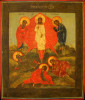 Antique 19c Russian icon of the Transfiguration (6589)