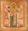 Antique 17c Russian icon of St Nicholas of Mozhaisk (14203)