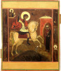 Antique 19c  Russian Icon of St George (8923)