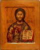 Antique 18c Russian icon of Christ (5396)