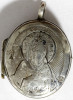 Antique 19c 84 Silver Russian Double Sided Pendant (8697)