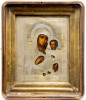 Antique 19c 84 Silver Russian icon of Smolensk (11509)