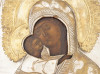Antique 19c Russian icon of Vladimir (2357)