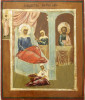 Antique 19c Russian Icon of the Nativity of Mary (11317)