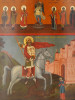 Antique 19c Russian Icon of St George & Saints (12076)