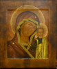 Antique 19c Russian icon of Kazan (14712)