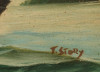 Antique Oil Painting Signed by T.Story (0050)