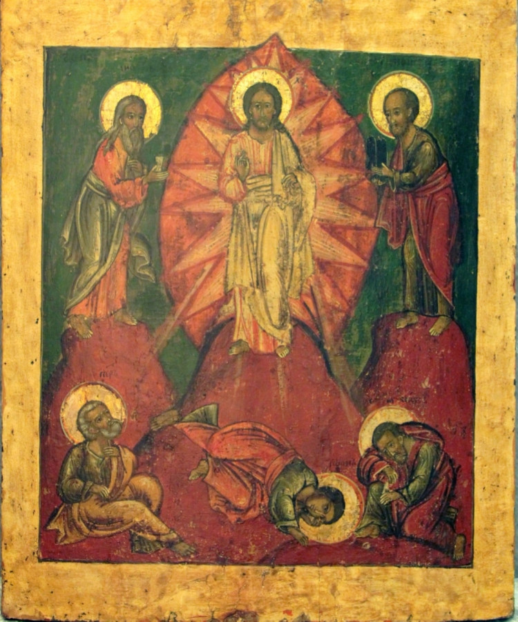Antique 18c Russian Icon of Transfiguration (7872)