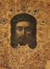 Antique 19c Russian icon of Mandylion  (1113)