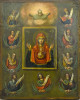 Antique 19c Russian icon of the Kurskaya Korenaya (14552(