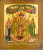 Antique 19c Russian icon of Sophia the Wisdom of God (13496)