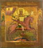 Antique 19c Russian icon of St Mihail (Michael)(15134)