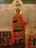 Antique 18c Russian Icon of St Dmitry in Vita (1115)