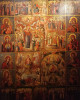 Antique Monumental Icon of Four Parts (1117)
