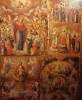 Antique Monumental Icon of Four Parts (1117)