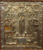 Antique 19c 84 Silver Russian icon of the "All who sorrow" (1119)